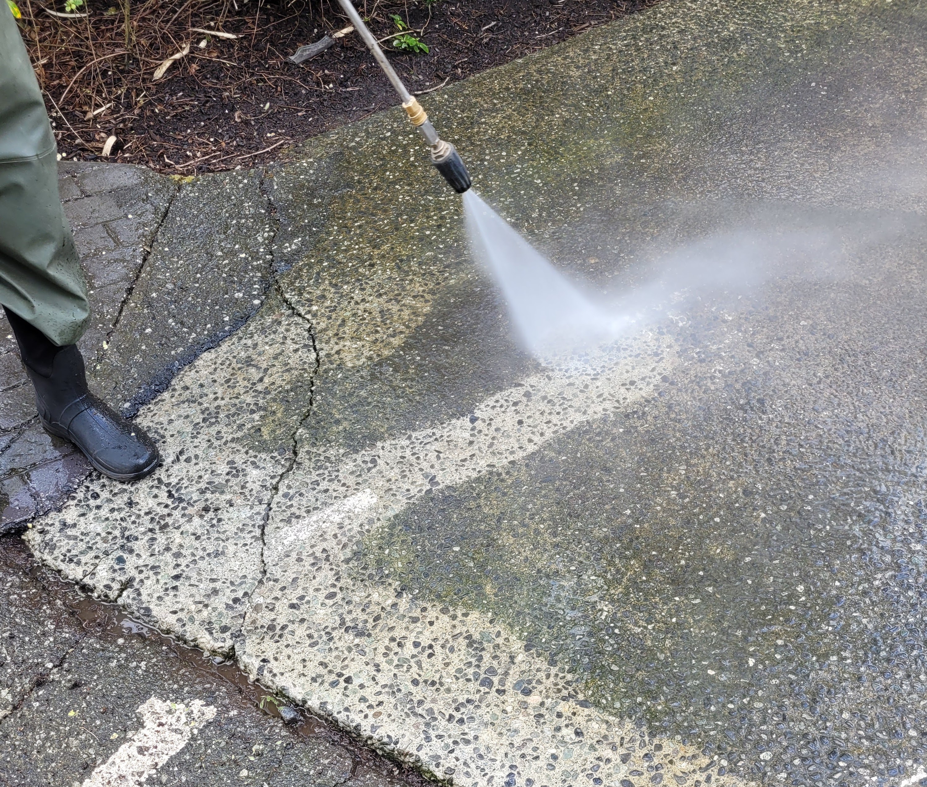 pressure washing